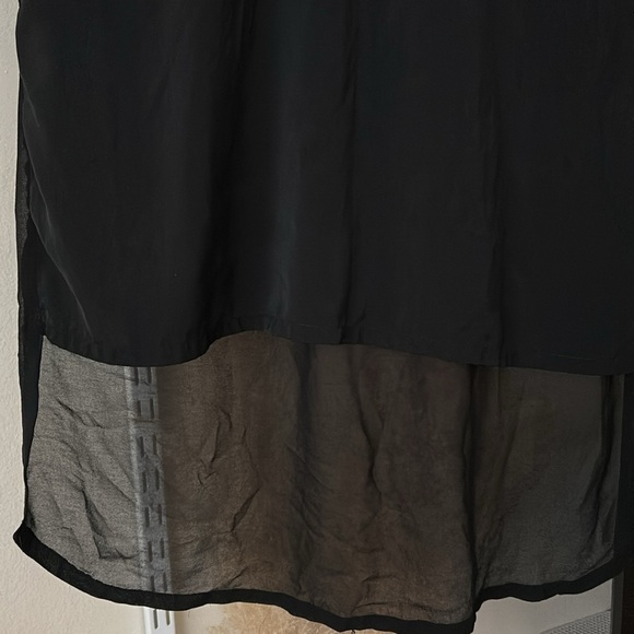 Halogen Black Asymmetrical Blouse Size S - Picture 2 of 5